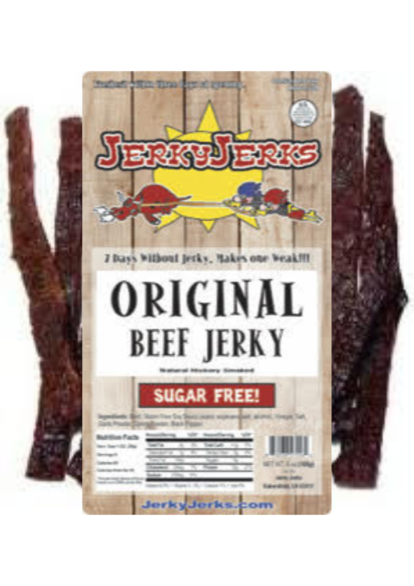 SUGAR FREE OLD SCHOOL ORIGINAL JERKYJERKS 6oz