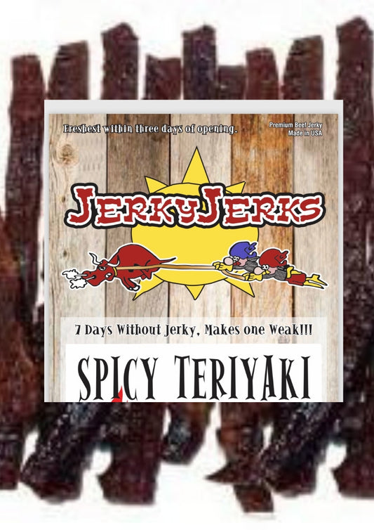 SPICY TERIYAKI JERKYJERKS 7oz