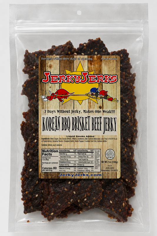 Korean BBQ Brisket Style Jerky 7oz