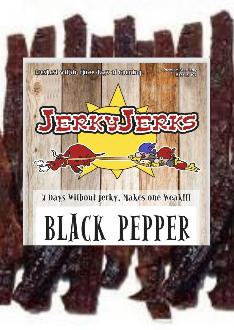 BLACK PEPPER STEAK CUT JERKYJERKS 7oz